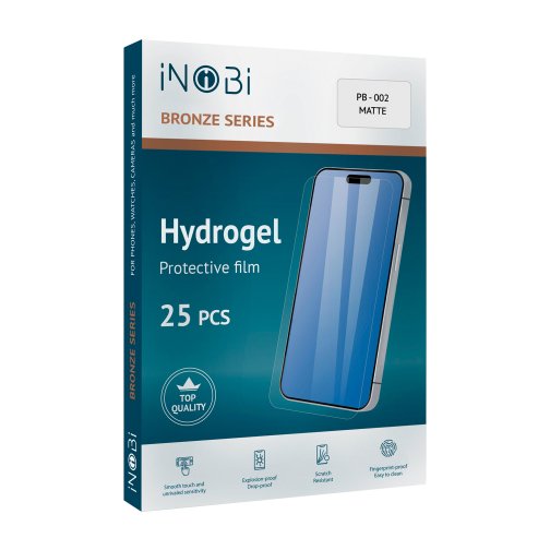 Купити Гідрогель плівка iNobi BRONZE PB-002 / 25 штук (матова)