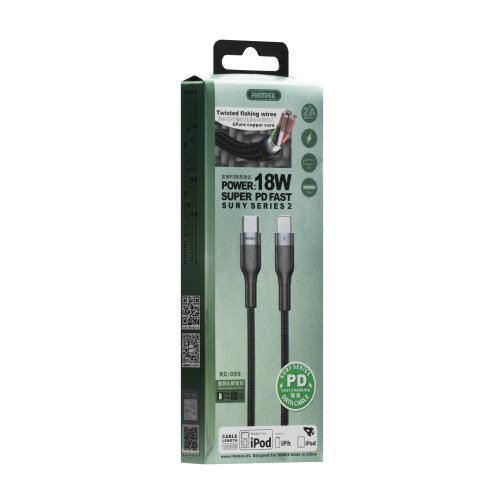 Купити Кабель USB Remax RC-009i Sury 2 PD Type-C to Lightning, 5