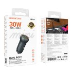 Купить Авто Зарядное Устройство Borofone BZ32A 1USB/1USB-C QC/PD30W, 2