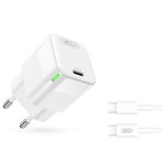 Купити Мережевий Зарядний Пристрій XO CE06 PD 30W GaN Type-C to Type-C