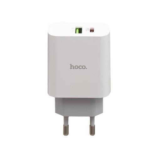 Купить Сетевое Зарядное Устройство Hoco C80A PD 20W + QC3.0 Type-C to Lightning, 2