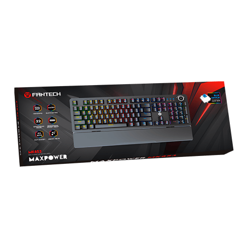 Купити Клавіатура Ігрова Fantech Max Power MK853 Red Switch, 2