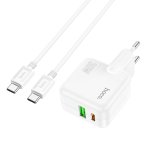 Купить Сетевое Зарядное Устройство Hoco C111A Lucky PD30W+QC3.0 Type-C to Type-C, 4