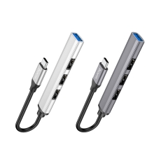 Купити Хаб USB Hoco HB26 4 in 1 adapter(Type-C to USB3.0+USB2.0*3)