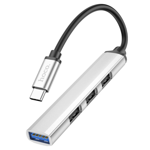 Купить USB Hub Hoco HB26 4 in 1 adapter(Type-C to USB3.0+USB2.0*3), 4