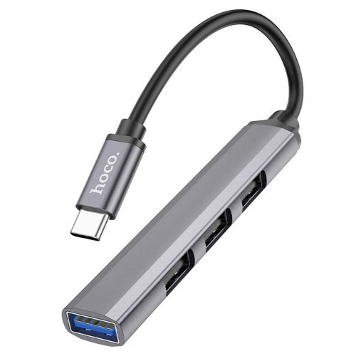 Купить USB Hub Hoco HB26 4 in 1 adapter(Type-C to USB3.0+USB2.0*3), 5