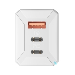 Купити Мережевий зарядний пристрій YOKI Led Series YK-65 GaN Ultra PD 65W, 10