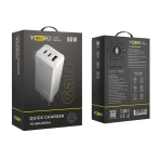 Купити Мережевий зарядний пристрій YOKI Led Series YK-65 GaN Ultra PD 65W, 11