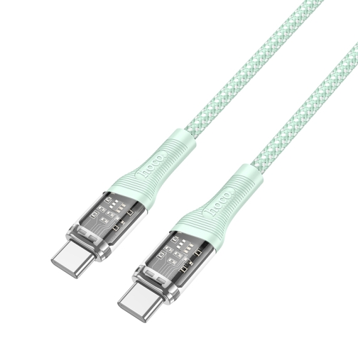 Купить USB Hoco U111 Transparent Discovery Edition 60W Type-C to Type-C, 5