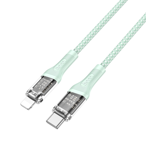 Купити Кабель USB Hoco U111 Transparent Discovery Edition PD20W Type C to Lightning, 6