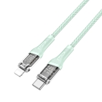 Купити Кабель USB Hoco U111 Transparent Discovery Edition PD20W Type C to Lightning, 6