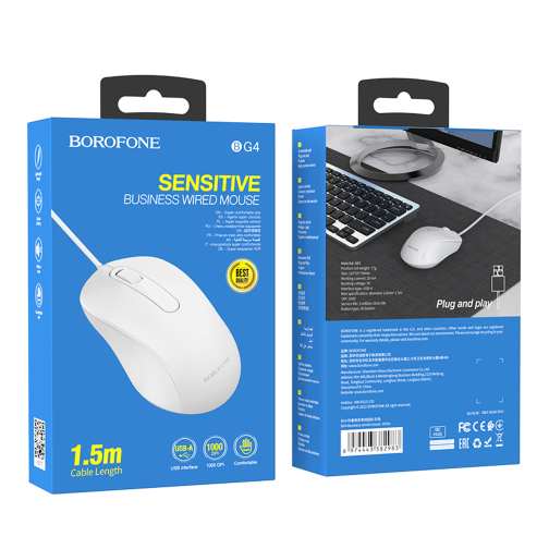 USB Миша Borofone BG4 превью 3