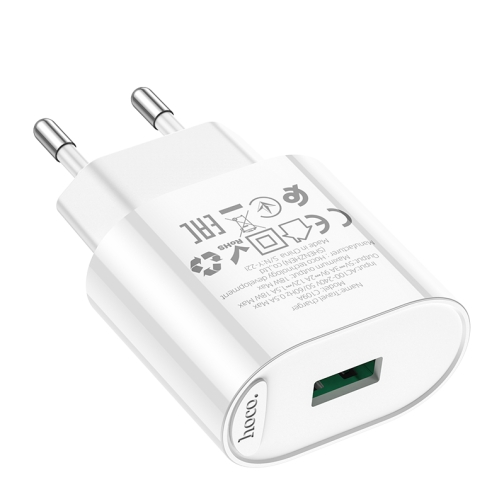 Купити Мережевий Зарядний Пристрій Hoco C109A 1USB QC 18W, 3
