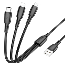 Купити Кабель USB Borofone BX71 3-in-1 IP+Type-C+Micro Купити Кабель USB Borofone BX71 3-in-1 IP+Type-C+Micro