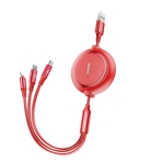 Купить USB Baseus Golden Loop 3-in-1 USB to Micro / Lightning / Type-C 3.5A 1.2m CAMLT-JH, 4