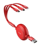 Купить USB Baseus Golden Loop 3-in-1 USB to Micro / Lightning / Type-C 3.5A 1.2m CAMLT-JH, 6