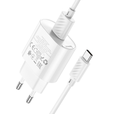 Купить Сетевое Зарядное Устройство Hoco C109A 1USB QC 18W+USB to Type-C Купить Сетевое Зарядное Устройство Hoco C109A 1USB QC 18W+USB to Type-C