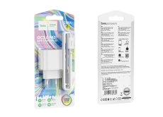 Купить Сетевое Зарядное Устройство Hoco C109A 1USB QC 18W+USB to Type-C Купить Сетевое Зарядное Устройство Hoco C109A 1USB QC 18W+USB to Type-C