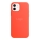Купить Чехол Silicone Case with MagSafe для iPhone 12/12 Pro Electric Orange