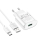 Купити Мережевий Зарядний Пристрій Hoco C109A 1USB QC 18W+USB to Type-C Бiлий