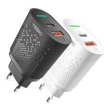 Купить Сетевое Зарядное Устройство YOKI Led Series YK-20PD+QC 20W Купить Сетевое Зарядное Устройство YOKI Led Series YK-20PD+QC 20W
