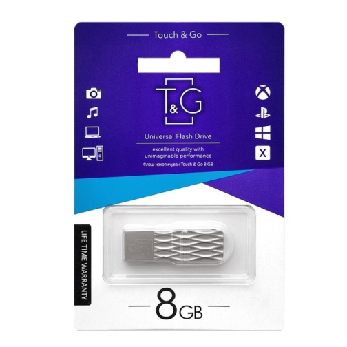 Купити USB флеш-накопичувач T&G 8gb Metal 103