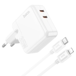 Купити Мережевий Зарядний Пристрій Hoco C110A Lucky PD/QC 35W Type-C to Lightning