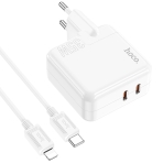 Купити Мережевий Зарядний Пристрій Hoco C110A Lucky PD/QC 35W Type-C to Lightning, 2