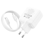 Купити Мережевий Зарядний Пристрій Hoco C110A Lucky PD/QC 35W Type-C to Lightning, 3
