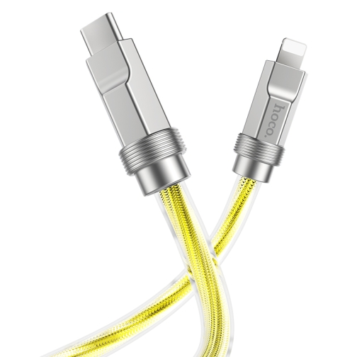 Купити Кабель USB Hoco U113 Solid PD20W Silicone Type-C to Lightning, 7