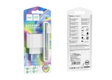 Купить Сетевое Зарядное Устройство Hoco C109A 1USB QC 18W+USB to Micro Купить Сетевое Зарядное Устройство Hoco C109A 1USB QC 18W+USB to Micro