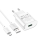 Купить Сетевое Зарядное Устройство Hoco C109A 1USB QC 18W+USB to Micro Белый