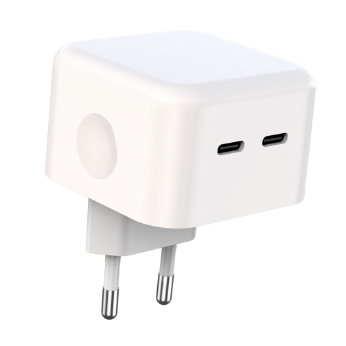 Мережевий Зарядний Пристрій XO L102 EU Dual type-C port 35W Type-C to Type-C
