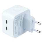 Купити Мережевий Зарядний Пристрій XO L102 EU Dual type-C port 35W Type-C to Type-C, 2
