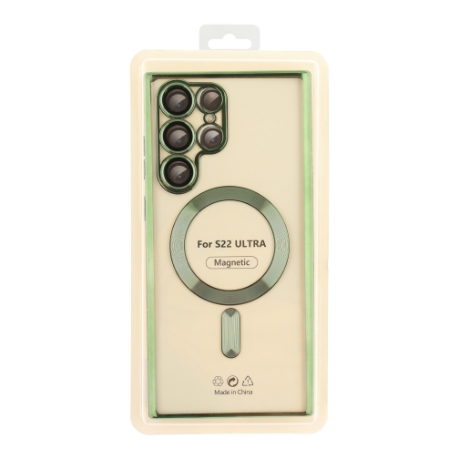Купити Чохол TPU Metallic Full Camera with Magsafe для Samsung Galaxy S22 Ultra 5G (S908), 2