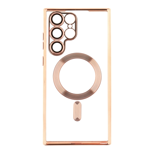 Купити Чохол TPU Metallic Full Camera with Magsafe для Samsung Galaxy S22 Ultra 5G (S908), 3