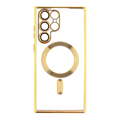 Купити Чохол TPU Metallic Full Camera with Magsafe для Samsung Galaxy S22 Ultra 5G (S908), 6