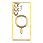 Купити Чохол TPU Metallic Full Camera with Magsafe для Samsung Galaxy S22 Ultra 5G (S908), 6