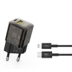 Купити Мережевий Зарядний Пристрій XO CE05 PD30W+QC3.0 Type-C to Lightning