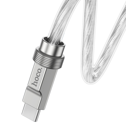 Купити Кабель USB Hoco U113 Solid Silicone 100W Type-C to Type-C, 7