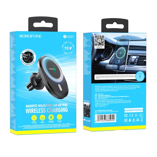 Купити Автотримач Borofone BH201 Magnetic Wireless 15W