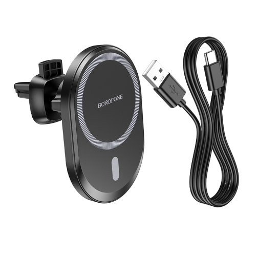Купити Автотримач Borofone BH201 Magnetic Wireless 15W, 2