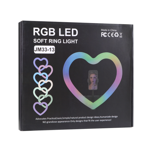 Лампа RGB JM33-13 33cm (Heart Style) превью 2