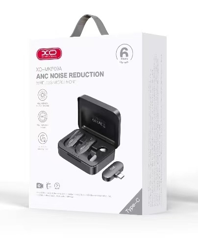 Купити Мікрофон Петличний Бездротовий  XO MKF09A Twin Type-C, 2