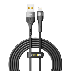 Купити Кабель USB YOKI EXTRA YK-EX11 Lightning 2.4A 2m Купити Кабель USB YOKI EXTRA YK-EX11 Lightning 2.4A 2m