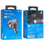 Купити FM-трансмітер Borofone BC48 Broad QC3.0 car BT FM transmitter, 2