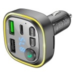Купити FM-трансмітер Borofone BC48 Broad QC3.0 car BT FM transmitter, 5