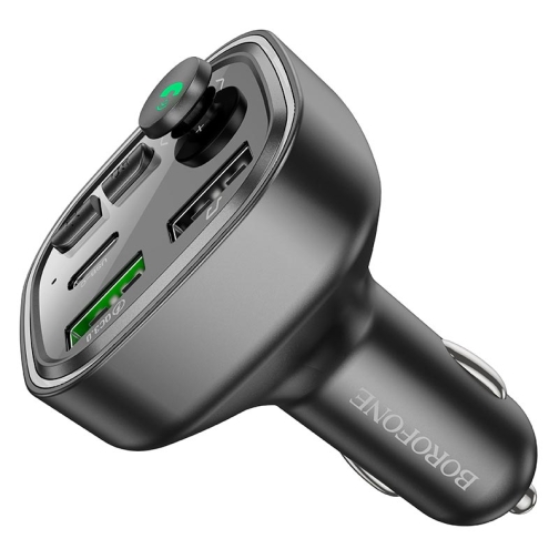 Купити FM-трансмітер Borofone BC48 Broad QC3.0 car BT FM transmitter, 6