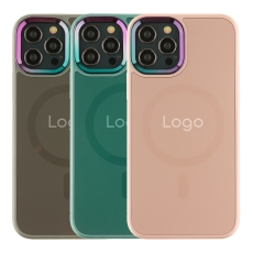 Купить Чехол AG-Glass Chrome Camera with Magsafe для iPhone 12 Pro Max