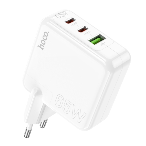 Купить Сетевое Зарядное Устройство Hoco C115A Header PD65W/QC (2C1A) GAN